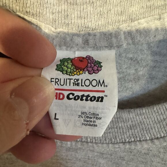 McCoy's Building Supply T-Shirt Get Outdoors Go Build Something Grey Tee Large - Picture 3 of 7